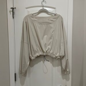 M Off-White Balance Athletica Cinched Top